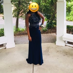 Blue Prom Dress